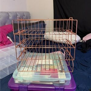 Copper Wire Storage Basket